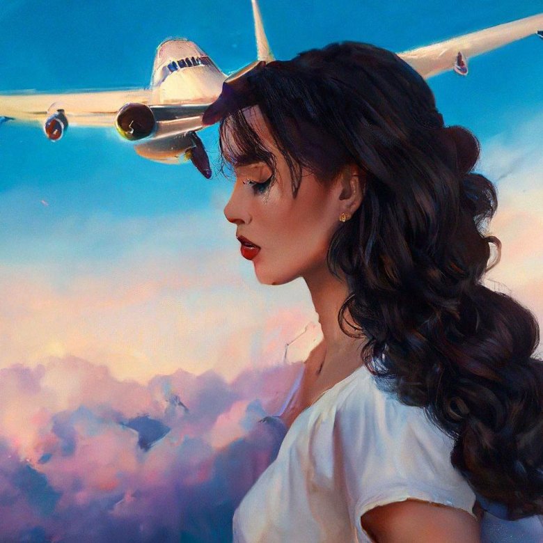 Картина самолет