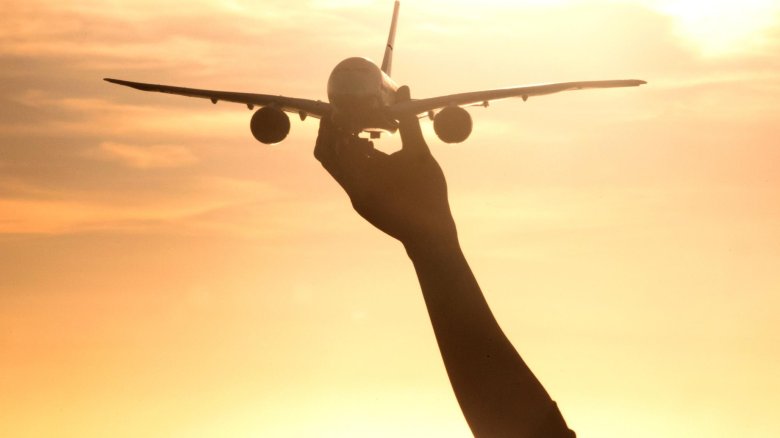 Девушка в самолете