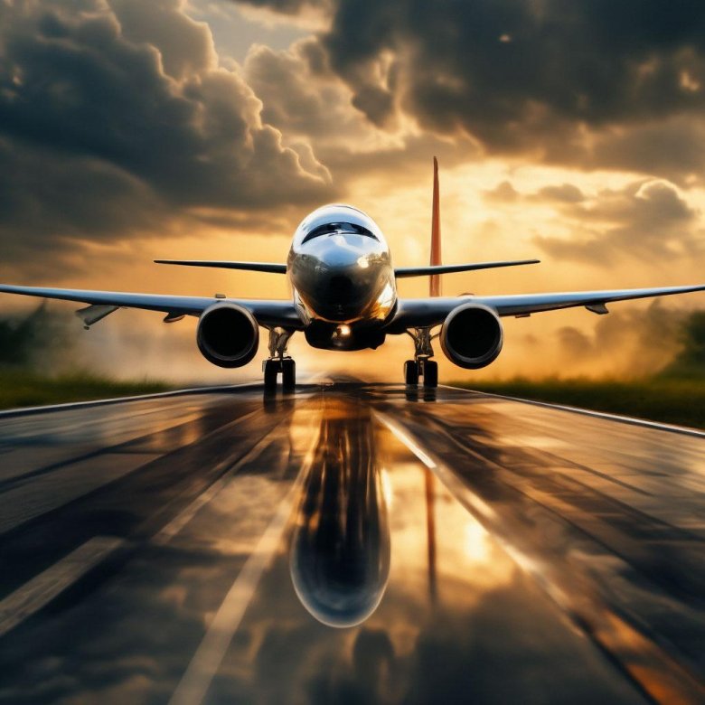 Самолет в полете