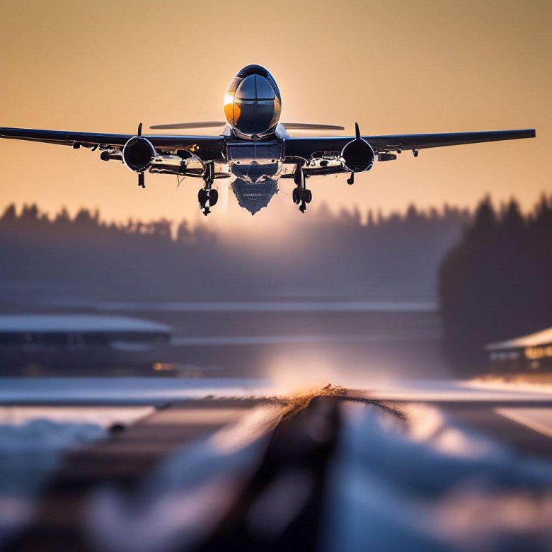 Самолет взлет