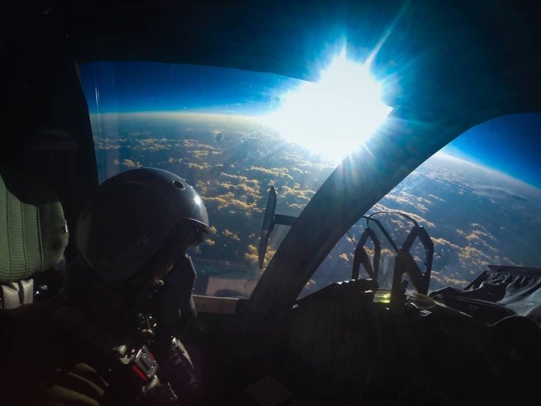 Миг 31 в стратосфере