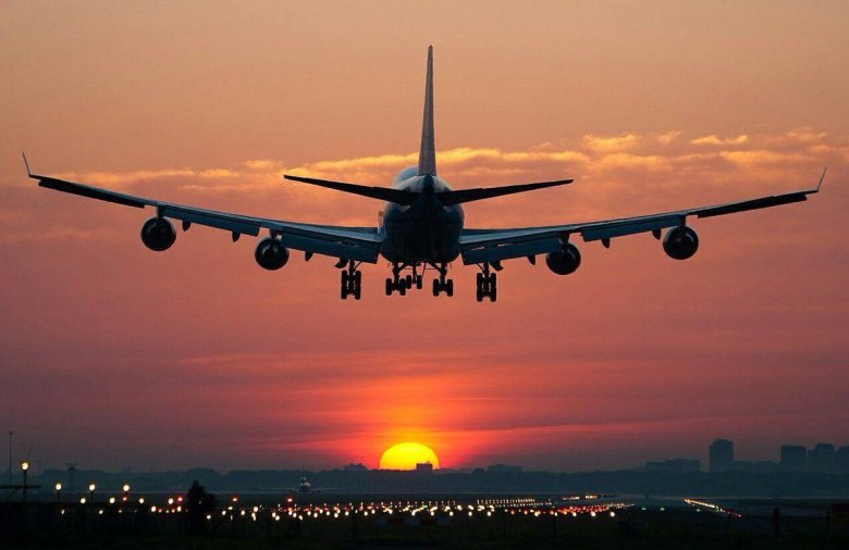 Боинг 747 взлет