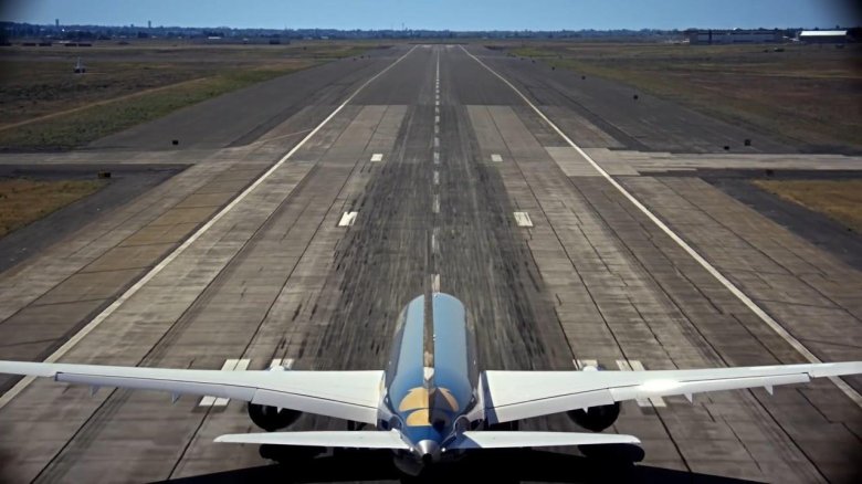 Боинг 747 взлет