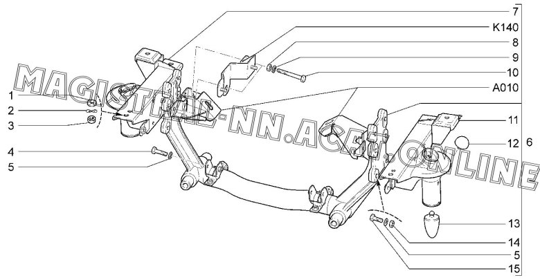 Передняя подвеска ВАЗ 2123 Шевроле Нива