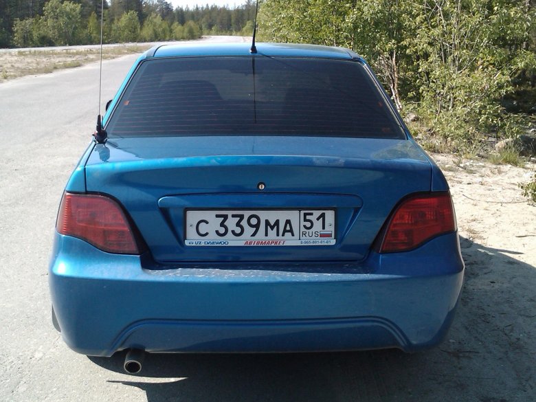 Daewoo Nexia 2010 зад