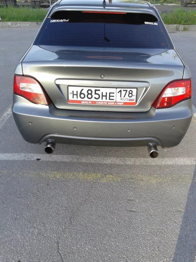 Дэу Нексия 2010 сзади