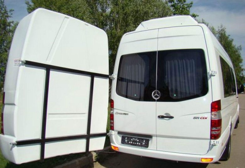 Навесной багажник на Спринтер w906