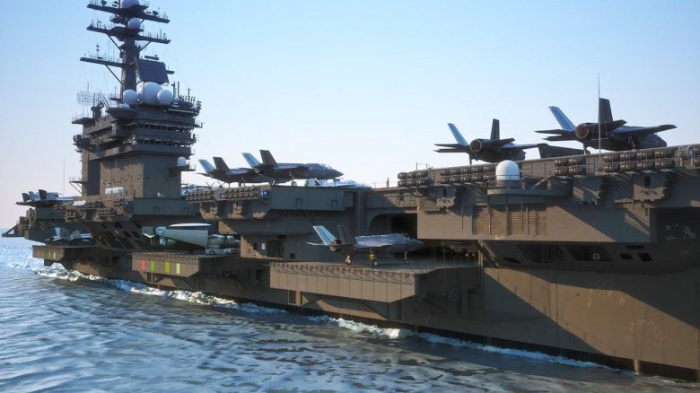 Атомный авианосец USS Ronald Reagan