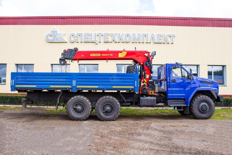 Урал Некст бортовой с КМУ