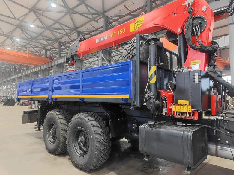 Бортовой с кму ит-150 (тросовый) уст 5453 камаз 43118