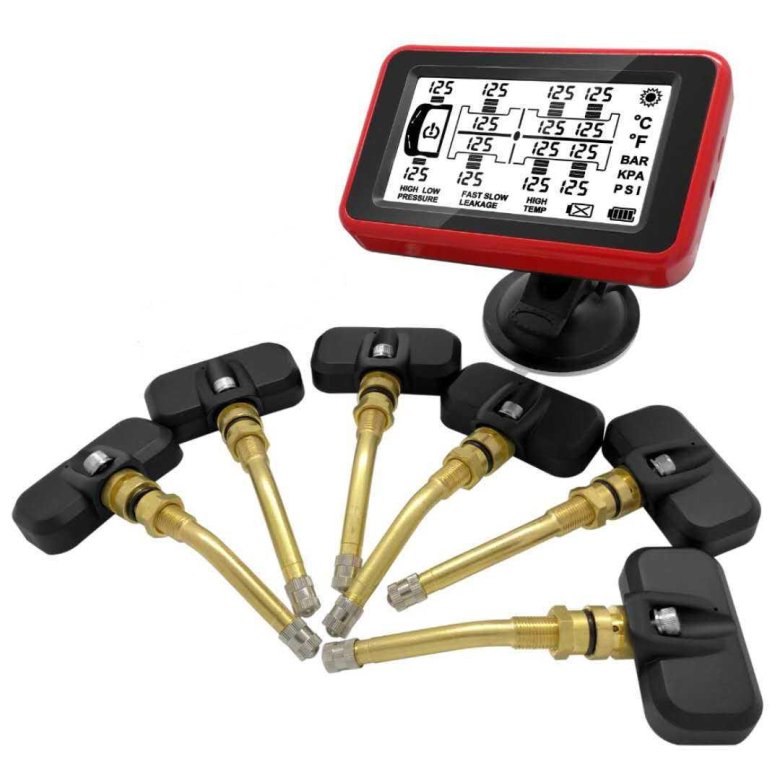 Система контроля датчики давления в шинах для грузовых автомобилей