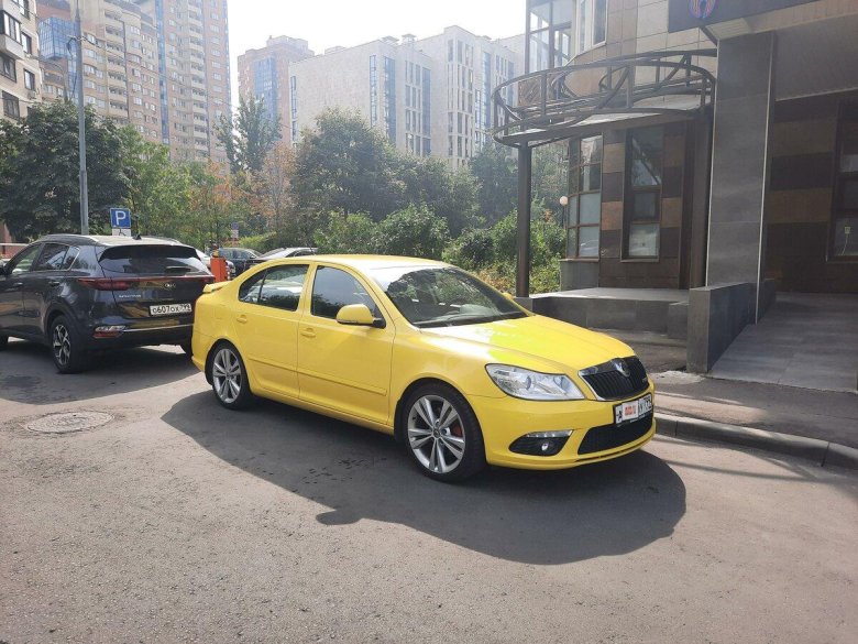 Skoda Octavia RS Лимонка