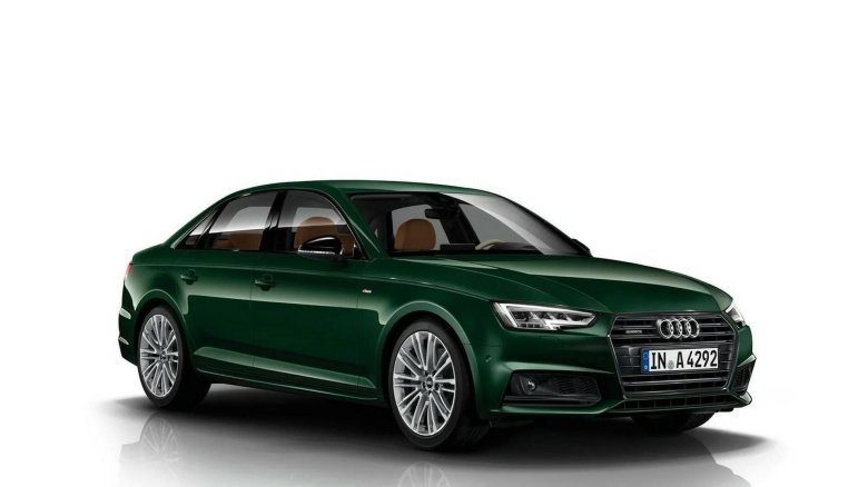 Audi a4 b9 зеленый