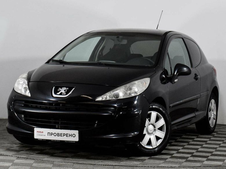 Пежо 207 черная