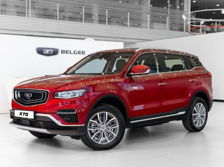 Geely atlas pro красный