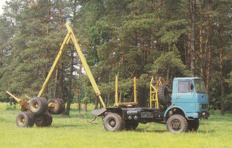 МАЗ 509 леспромхоз