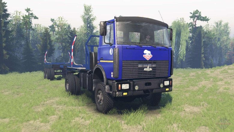 МАЗ 5434 лесовоз