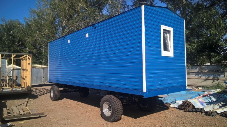 Вагон-дом на прицеп-шасси «Торос»