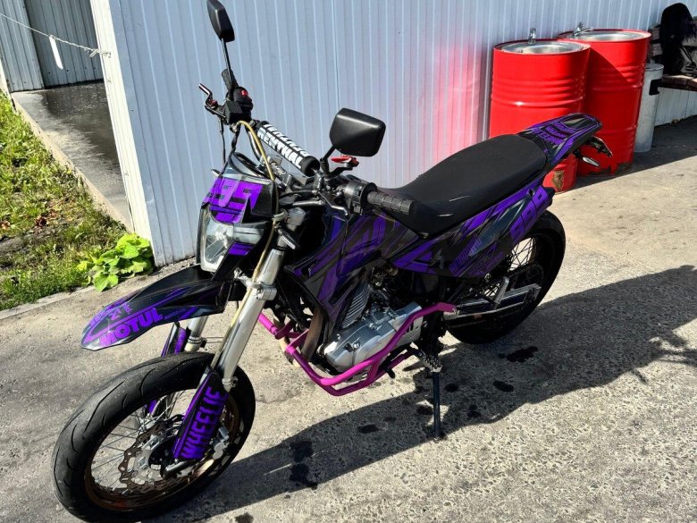Ктм 125 мотард фиолетовый