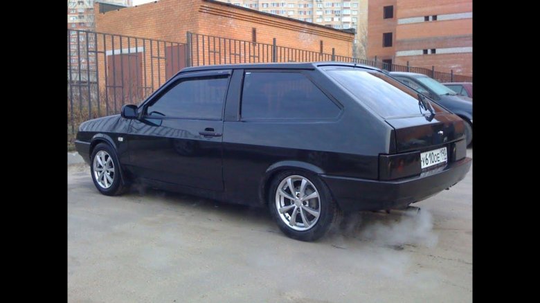 Черная ваз 2108