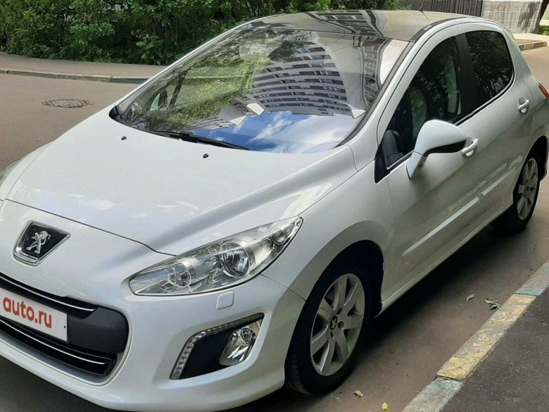 Пежо 308 белый 2012