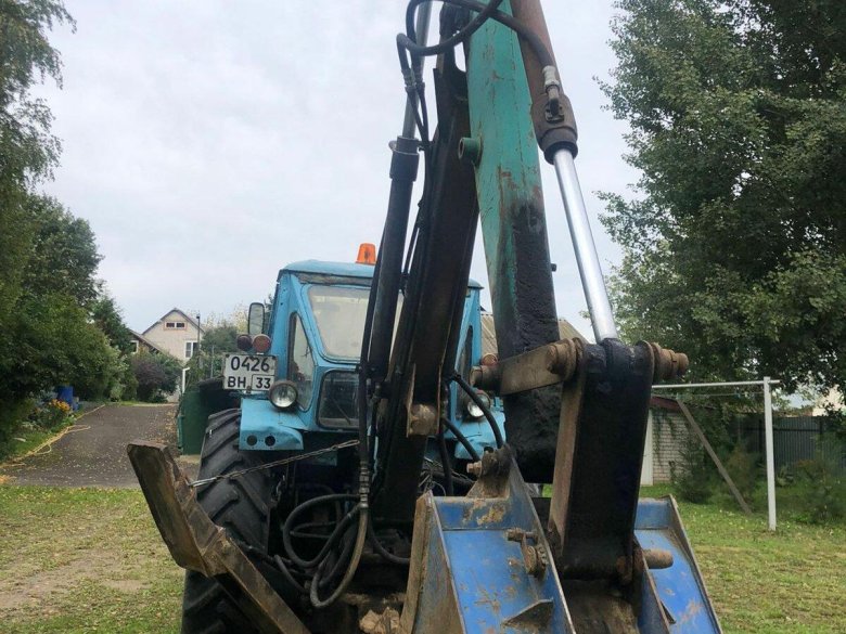 Трактор юмз 6 экскаватор