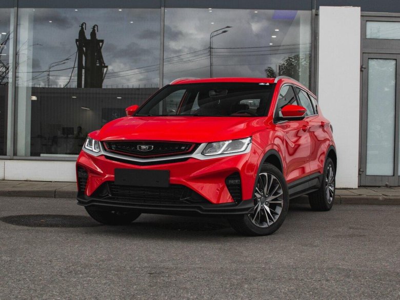 Geely coolray красная