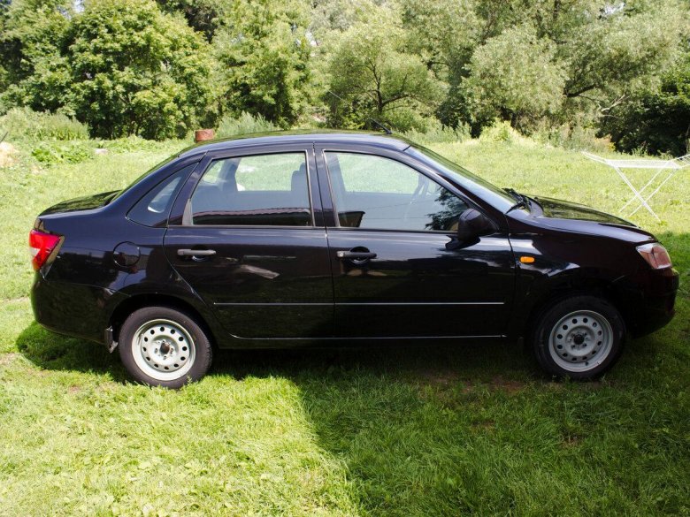 Лада Гранта седан чёрный