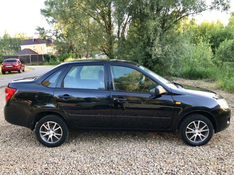 Лада Гранта седан чёрный