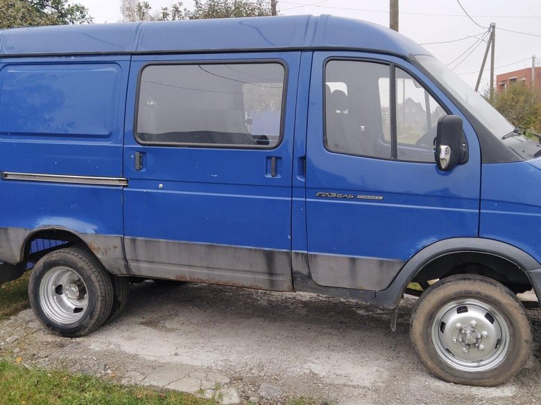 Газ газель 2705 синяя цельнометаллическая