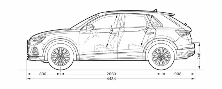 Audi q3 габариты