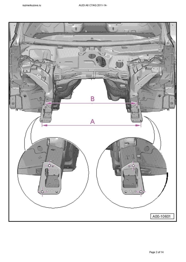 Геометрия кузова Ауди q5