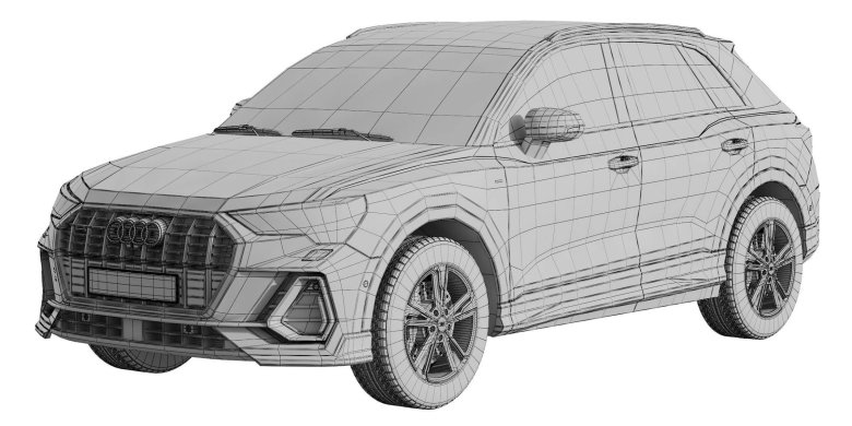 Audi q3 sportback габариты