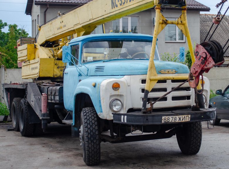 Автокран зил 130