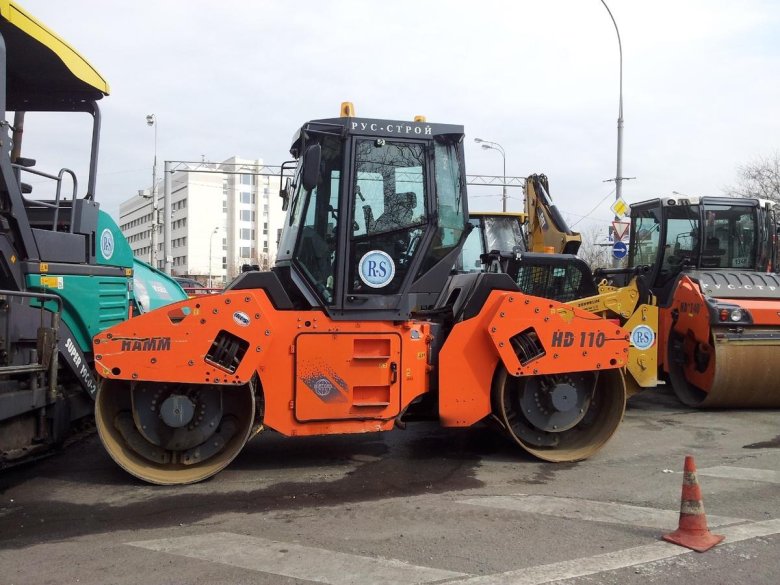 Дорожный каток hamm hd 110