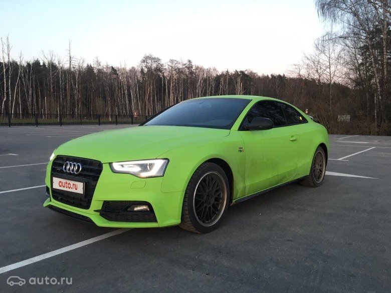 Ауди а5 салатовая
