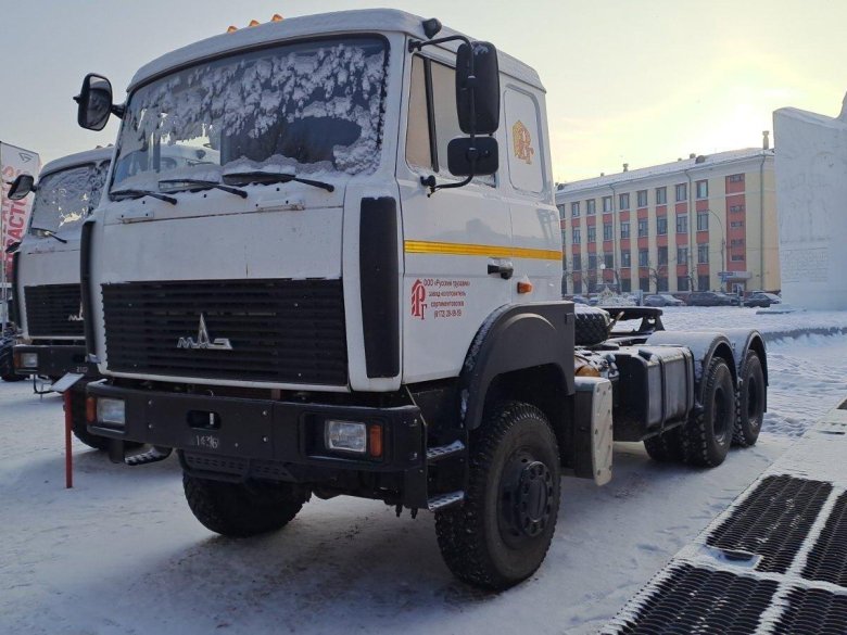 Маз тягач новый