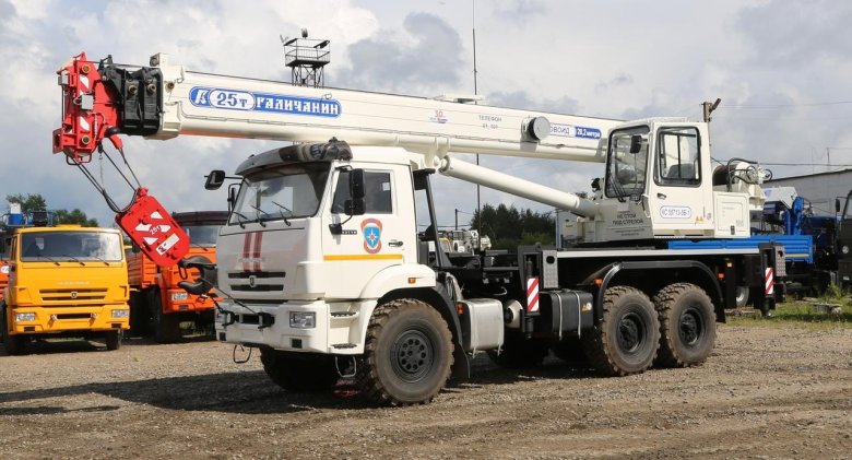 КАМАЗ кран Галичанин 25 тонн