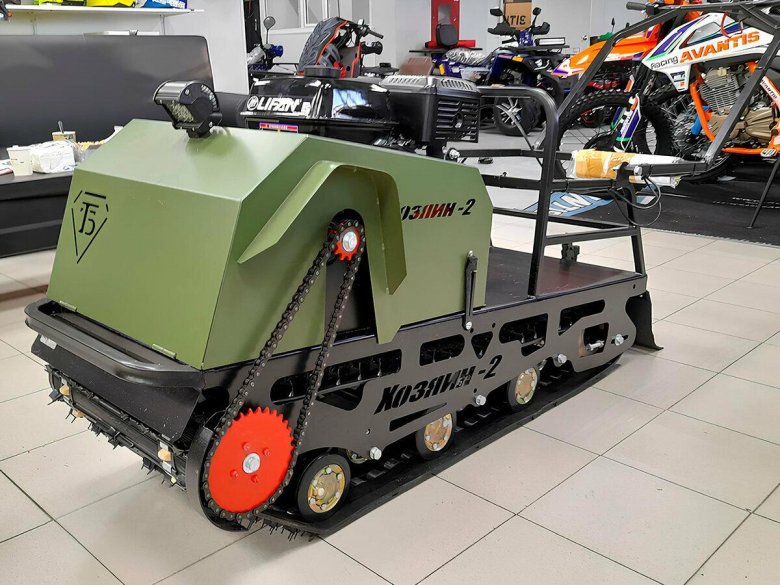 Бурлак хозяин 2 мотобуксировщик