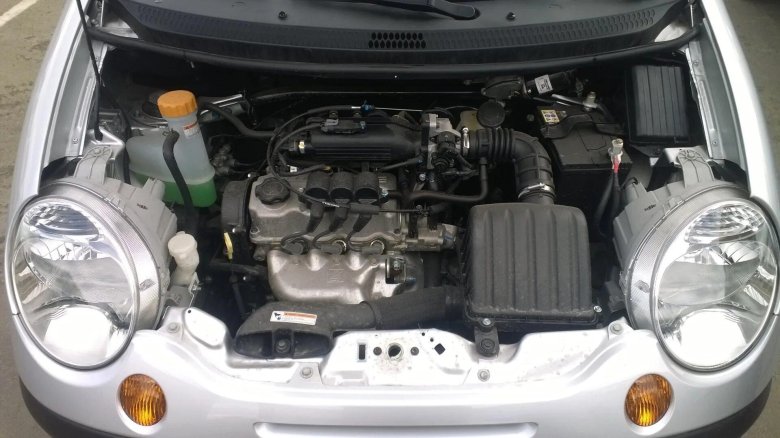 Daewoo Matiz моторный отсек