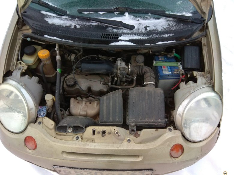 Матиз 0.8 под капотом