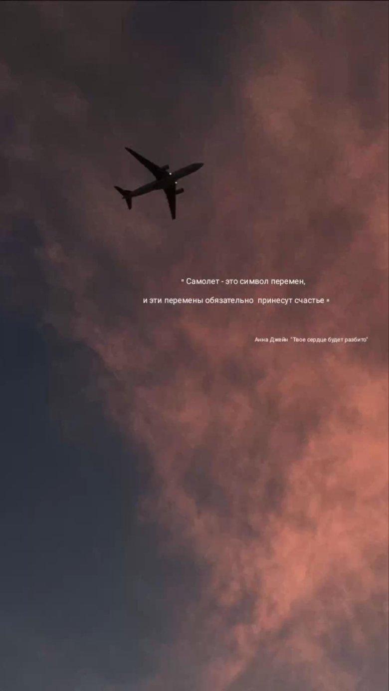 Самолет в небе