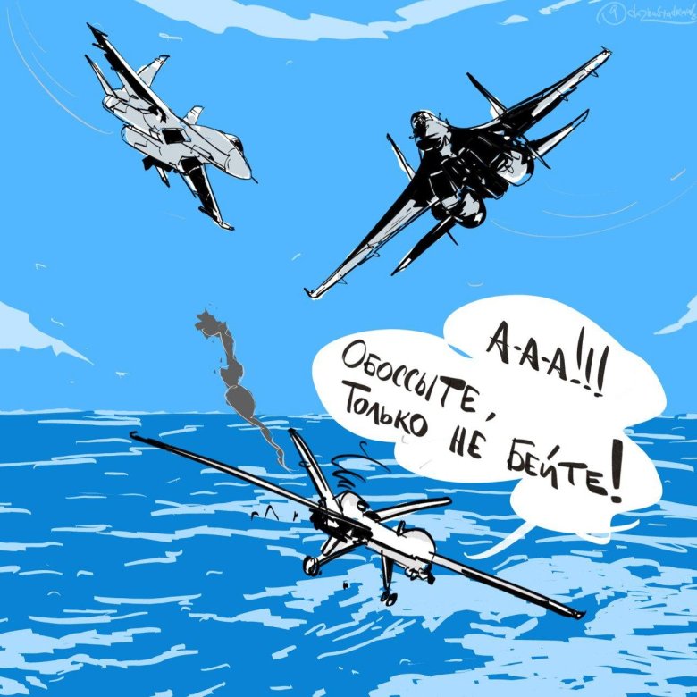 Беспилотники карикатура