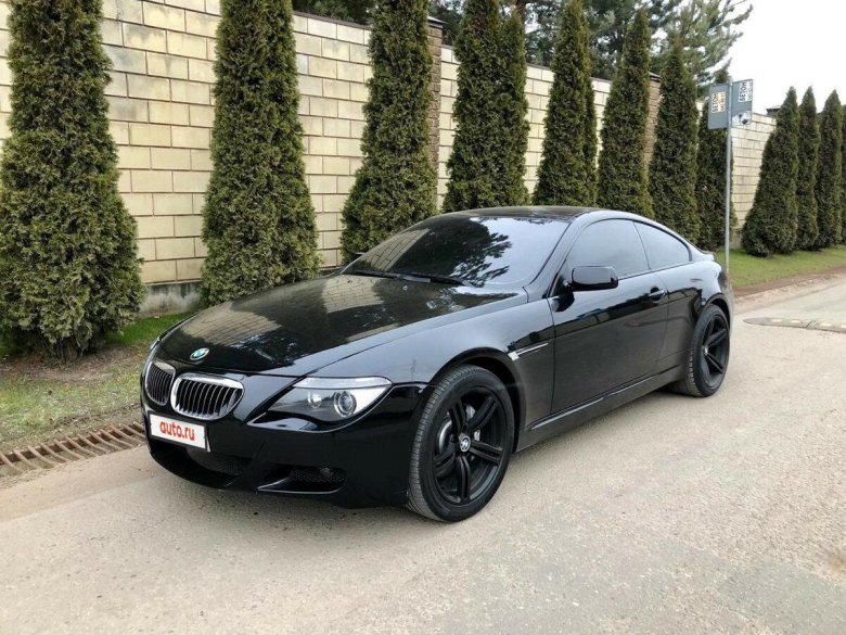 БМВ 6 купе черная