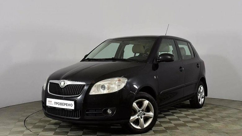 Skoda fabia 2011 черный