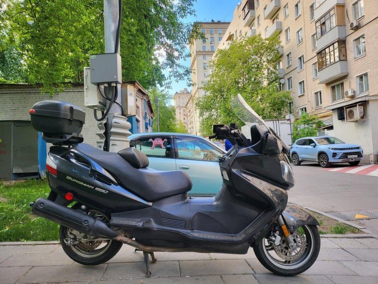 Макси скутер сузуки бургман 650