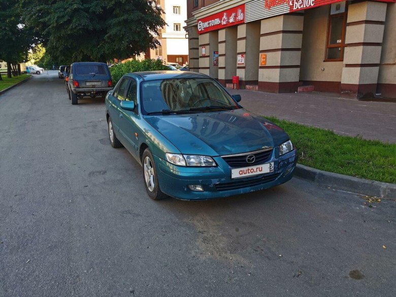 Мазда 626 gf седан зелёный