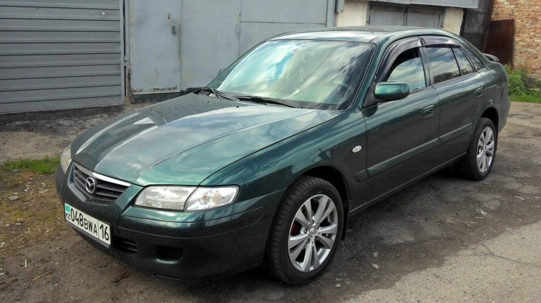 Мазда 626 зеленая