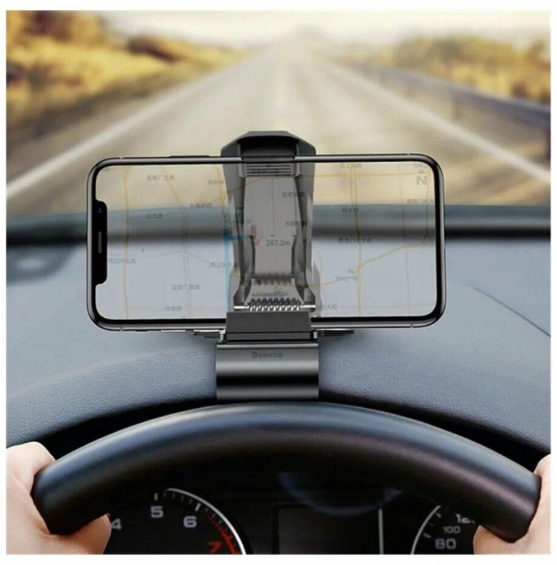 Держатель Baseus mouth car Mount