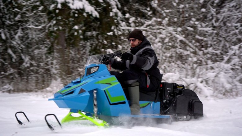 Мини снегоход